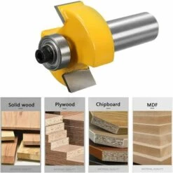 FLYME Mèche De Routeur Avec 6 Ensembles De Roulements, Rainureuse à Bois à Tige De 1/2" Pour Plusieurs Profondeurs 1/8", 1/4", 5/16", 3/8", 7/16", 1/2" 11 FLYME Mèche De Routeur Avec 6 Ensembles De Roulements, Rainureuse à Bois à Tige De 1/2" Pour Plusieurs Profondeurs 1/8", 1/4", 5/16", 3/8", 7/16", 1/2" -Toupie Soldes 56628192 5