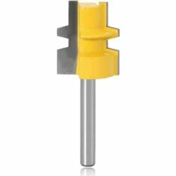 FLYME Fraise à Joint De Colle Réversible, Coupe Tenon Réversible Moyenne à Tige De 1/4 Pouce Pour Outils De Travail Du Bois, Coupe Le Bois Jusqu'à 1-1/8 Pouce