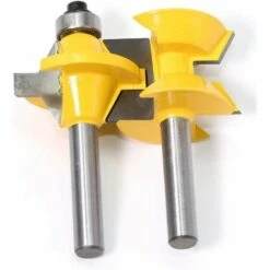 FR-LIFE BR-Vie 2Pcs Router Bit Set 8mm Shank 120 Degrés Fraise à Bois Rainure De Travail Du Bois Outil Ciseau De Coupe 11 FR-LIFE BR-Vie 2Pcs Router Bit Set 8mm Shank 120 Degrés Fraise à Bois Rainure De Travail Du Bois Outil Ciseau De Coupe -Toupie Soldes 57913737 5