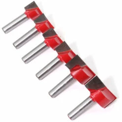 FR-LIFE BR-Vie 6Pcs 8mm Tige Fraise à Rainurer Pour Bois Fraisage à Menuiserie Fraise à Bois Fin Double Tranchant Nettoyage Du Fond De Bois Routeur Bits Dia De Coupe 18/20/22/25/30/32mm -Toupie Soldes 57913738 4