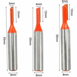 FR-LIFE BR-Vie 8mm Tige Straight Routeur Bit Set, 3pcs Fraise à Rainurer Fraise à Bois Coupe-flûte Simple Mèches Carbide Router Bits à Bois Fraise à Menuiserie Outil 9 FR-LIFE BR-Vie 8mm Tige Straight Routeur Bit Set, 3pcs Fraise à Rainurer Fraise à Bois Coupe-flûte Simple Mèches Carbide Router Bits à Bois Fraise à Menuiserie Outil -Toupie Soldes 57913797 3