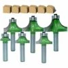GRID COOL Lot De 6 Fraises Rondes De 8 Mm Queue Arrondi Coin Rayon Routeur Bits Round Over 2 GRID COOL Lot De 6 Fraises Rondes De 8 Mm Queue Arrondi Coin Rayon Routeur Bits Round Over -Toupie Soldes 58348431 1
