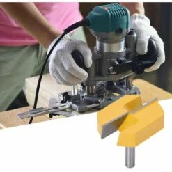 ZOLGINAH Fraise Defonceuse 8mm Embouts De Fraisage Routeur Bits Fraise De Rabotage De Surface, 8 X 57 Mm 10 ZOLGINAH Fraise Defonceuse 8mm Embouts De Fraisage Routeur Bits Fraise De Rabotage De Surface, 8 X 57 Mm -Toupie Soldes 59345938 4