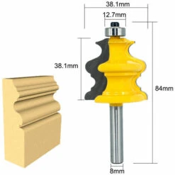 CATHERINE Lot De 3 Fraises à Défoncer Pour Moulures Architecturales 8 Mm 11 CATHERINE Lot De 3 Fraises à Défoncer Pour Moulures Architecturales 8 Mm -Toupie Soldes 59486071 5