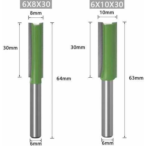 CHANCEY 7pcs Tige De 6mm Fraise à Défoncer Fraise Droite Avec Tranchants En Carbure Fraise à Menuiserie Outil De Woodworking Cutter,SEMAket 7 CHANCEY 7pcs Tige De 6mm Fraise à Défoncer Fraise Droite Avec Tranchants En Carbure Fraise à Menuiserie Outil De Woodworking Cutter,SEMAket – Image 5