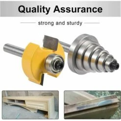 IRISFR Mèche De Routeur à Feuillure 1/4 '' Avec 6 Roulements Réglables, Fraise à Rainurer En Carbure Cimenté, Pour Le Travail Du Bois Et Les Outils De Bricolage,Lilaris 10 IRISFR Mèche De Routeur à Feuillure 1/4 '' Avec 6 Roulements Réglables, Fraise à Rainurer En Carbure Cimenté, Pour Le Travail Du Bois Et Les Outils De Bricolage,Lilaris -Toupie Soldes 59803984 4