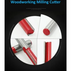 LUCKY-88 Fraise En Alliage Allongé Pour Le Travail Du Bois, Outil De Rainurage Pour Le Travail Du Bois (1/2*1/2*2) -Toupie Soldes 60062097 5