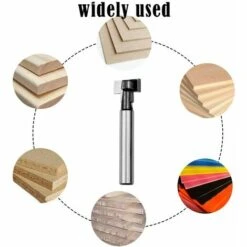 LYCXAMES Fraise En Rainure En T 8mm, Routeur à Rainure En T Forme Routeur Bits, 3Pcs (7.94/9.52/12.7mm) Queue De Fraise Avec Lame Fraises à Bois Pour Outils électriques Outil De Menuiserie 8 LYCXAMES Fraise En Rainure En T 8mm, Routeur à Rainure En T Forme Routeur Bits, 3Pcs (7.94/9.52/12.7mm) Queue De Fraise Avec Lame Fraises à Bois Pour Outils électriques Outil De Menuiserie -Toupie Soldes 60438407 2