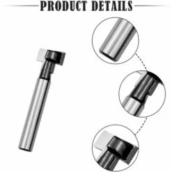 LYCXAMES Fraise En Rainure En T 8mm, Routeur à Rainure En T Forme Routeur Bits, 3Pcs (7.94/9.52/12.7mm) Queue De Fraise Avec Lame Fraises à Bois Pour Outils électriques Outil De Menuiserie 9 LYCXAMES Fraise En Rainure En T 8mm, Routeur à Rainure En T Forme Routeur Bits, 3Pcs (7.94/9.52/12.7mm) Queue De Fraise Avec Lame Fraises à Bois Pour Outils électriques Outil De Menuiserie -Toupie Soldes 60438407 3