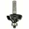 BOSCH 2608628393 Fraise Pour Formation D'arête A, 8 mm, R1 4,8 mm, B 11 mm, L 14,3 mm, G 57 mm -Toupie Soldes 60503173 1