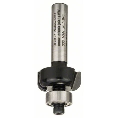 BOSCH 2608628361 Fraise à Gorge, 8 mm, R1 4 mm, D 20,7 mm, L 9 mm, G 53 mm 3 BOSCH 2608628361 Fraise à Gorge, 8 mm, R1 4 mm, D 20,7 mm, L 9 mm, G 53 mm