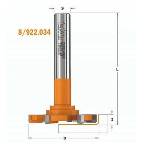 CMT : Fraise Carbure A Surfacer Avec Chanfrein 52 Mm - Queue 12,7 Mm 3 CMT : Fraise Carbure A Surfacer Avec Chanfrein 52 Mm - Queue 12,7 Mm