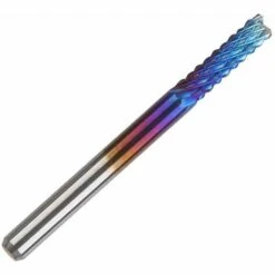 HANBING Fraise à Couteau Pour Machine à Graver En Acier Au Tungstène, Fraise à Maïs Plaqué Bleu (fraise Plaquée Bleu 10pc 0.8-3.175mm) 8 HANBING Fraise à Couteau Pour Machine à Graver En Acier Au Tungstène, Fraise à Maïs Plaqué Bleu (fraise Plaquée Bleu 10pc 0.8-3.175mm) -Toupie Soldes 60607741 2