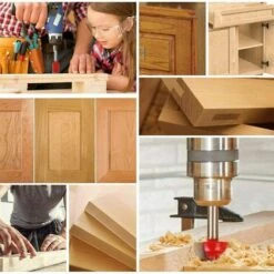 FLYME Fraise Defonceuse 15 Pcs 6.35mm Fraise à Rainurer Fraise à Bois Routeur Bit 1/4" Milling Cutter Router Bit Kit Avec Boîtier En Bois 10 FLYME Fraise Defonceuse 15 Pcs 6.35mm Fraise à Rainurer Fraise à Bois Routeur Bit 1/4" Milling Cutter Router Bit Kit Avec Boîtier En Bois -Toupie Soldes 60691560 4