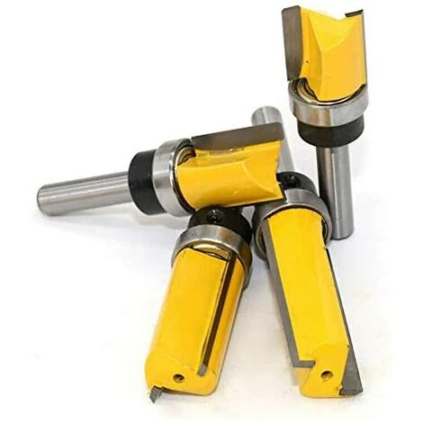 TOPHOMER Fraise à Copier, Routeur De Fraise à Bois Queue 8mm Lame 50mm En Acier Allié Haute Qualité Pour Travail Du Bois Massif/Panneau De Particules/ MDF à La Main, Jaune (8*3/4*50mm) 3 TOPHOMER Fraise à Copier, Routeur De Fraise à Bois Queue 8mm Lame 50mm En Acier Allié Haute Qualité Pour Travail Du Bois Massif/Panneau De Particules/ MDF à La Main, Jaune (8*3/4*50mm)