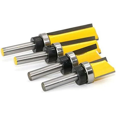 TOPHOMER Fraise à Copier, Routeur De Fraise à Bois Queue 8mm Lame 50mm En Acier Allié Haute Qualité Pour Travail Du Bois Massif/Panneau De Particules/ MDF à La Main, Jaune (8*3/4*50mm) 7 TOPHOMER Fraise à Copier, Routeur De Fraise à Bois Queue 8mm Lame 50mm En Acier Allié Haute Qualité Pour Travail Du Bois Massif/Panneau De Particules/ MDF à La Main, Jaune (8*3/4*50mm) – Image 5