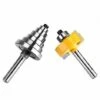 TOPHOMER Fraise De D¨¦fonceuse Outil Menuserie 1/2"H Shank Bit Avec 6 Ensemble Roulements Pour Plusieurs Profondeurs 3/8 '' 3/8 ''5/8 ''3/4 ''7/8 ''1-1/8 '' Outil De Menuiserie -Toupie Soldes 60936142 1