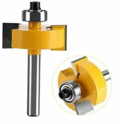 TOPHOMER Fraise De D¨¦fonceuse Outil Menuserie 1/2"H Shank Bit Avec 6 Ensemble Roulements Pour Plusieurs Profondeurs 3/8 '' 3/8 ''5/8 ''3/4 ''7/8 ''1-1/8 '' Outil De Menuiserie -Toupie Soldes 60936142 4