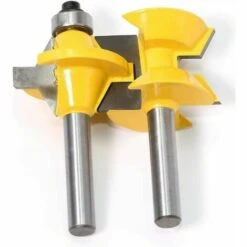 NAXUNNN 2Pcs Router Bit Set 8mm Shank 120 Degrés Fraise à Bois Rainure De Travail Du Bois Outil U De Coupe -Toupie Soldes 61356471 5