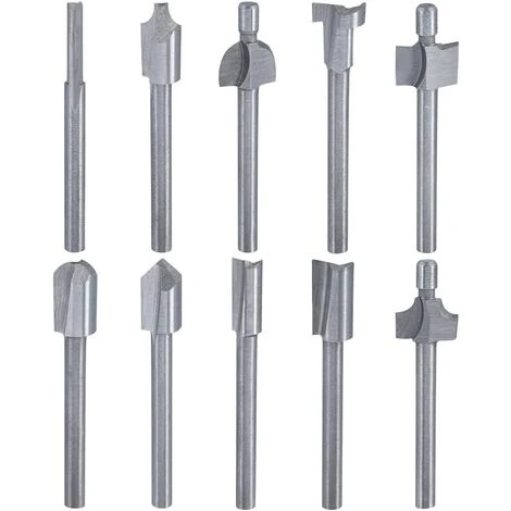 LITZEE Ensemble De Fraises à Défoncer, 3mm(1/8") Fraises Rotatives Gravure à Bois Pour Bricolage Gravure Menuiserie Dremel Accessoires Outils 3 LITZEE Ensemble De Fraises à Défoncer, 3mm(1/8") Fraises Rotatives Gravure à Bois Pour Bricolage Gravure Menuiserie Dremel Accessoires Outils