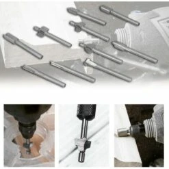 LITZEE Ensemble De Fraises à Défoncer, 3mm(1/8") Fraises Rotatives Gravure à Bois Pour Bricolage Gravure Menuiserie Dremel Accessoires Outils 8 LITZEE Ensemble De Fraises à Défoncer, 3mm(1/8") Fraises Rotatives Gravure à Bois Pour Bricolage Gravure Menuiserie Dremel Accessoires Outils -Toupie Soldes 63867426 3