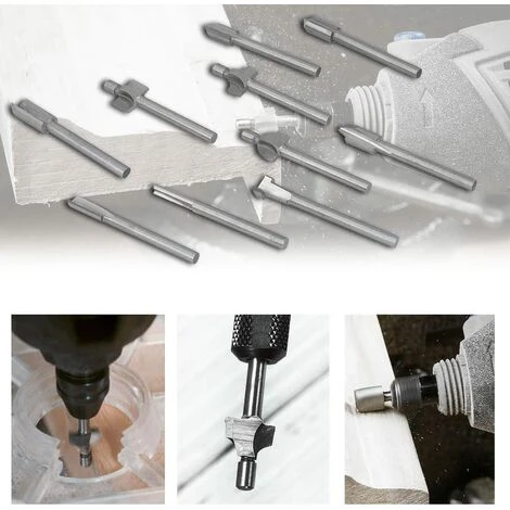 LITZEE Ensemble De Fraises à Défoncer, 3mm(1/8") Fraises Rotatives Gravure à Bois Pour Bricolage Gravure Menuiserie Dremel Accessoires Outils 5 LITZEE Ensemble De Fraises à Défoncer, 3mm(1/8") Fraises Rotatives Gravure à Bois Pour Bricolage Gravure Menuiserie Dremel Accessoires Outils – Image 3