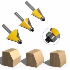 HEGUYEY Fraise à Chanfreiner, 3 Pièces Biseautée Routeur Bits Fraise à Bois Avec Boîtier Biseautée Routeur Bits Fraises à Défoncer Carbure De Tungstène 8 Mm 15°, 22.5°, 30° Pour Outils De Menuiserie 8 HEGUYEY Fraise à Chanfreiner, 3 Pièces Biseautée Routeur Bits Fraise à Bois Avec Boîtier Biseautée Routeur Bits Fraises à Défoncer Carbure De Tungstène 8 Mm 15°, 22.5°, 30° Pour Outils De Menuiserie -Toupie Soldes 64047437 2