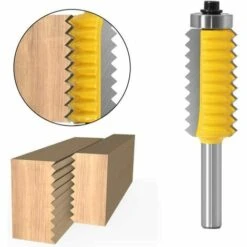 MEZHENG 8 Mm Shank Panneau Surélevé « V » Bits Joint Entures Colle Fraise For Bois Tenon Boiseries Cône Tenon Fraisage Tenoning Machine (Size : 8X19X54) 9 MEZHENG 8 Mm Shank Panneau Surélevé « V » Bits Joint Entures Colle Fraise For Bois Tenon Boiseries Cône Tenon Fraisage Tenoning Machine (Size : 8X19X54) -Toupie Soldes 64159053 3