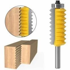 MEZHENG 8 Mm Shank Panneau Surélevé « V » Bits Joint Entures Colle Fraise For Bois Tenon Boiseries Cône Tenon Fraisage Tenoning Machine (Size : 8X19X54) 11 MEZHENG 8 Mm Shank Panneau Surélevé « V » Bits Joint Entures Colle Fraise For Bois Tenon Boiseries Cône Tenon Fraisage Tenoning Machine (Size : 8X19X54) -Toupie Soldes 64159053 5