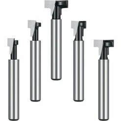 PREMIER éLOGE 8mm Fraise En Rainure En T, Routeur à Rainure En T Forme Routeur Bits, 3Pcs (8/9.5/12.7mm) Queue De Fraise Avec Lame Fraises à Bois Pour Outils électriques Outil De Menuiserie