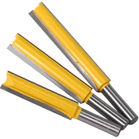 Fraise à Copier, 8mm Tige Outils De Fraisage De Menuiserie Bricolage De Coupe Avec Roulement Supérieur, Fraise à Bois Fraise Extra-longue Fraise à Raser Mèche Droite 3Pcs- 56Vingt 6 Fraise à Copier, 8mm Tige Outils De Fraisage De Menuiserie Bricolage De Coupe Avec Roulement Supérieur, Fraise à Bois Fraise Extra-longue Fraise à Raser Mèche Droite 3Pcs- 56Vingt – Image 4