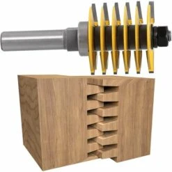 OSQI 1/2 Pouce Shank Rail Et Stile Finger Joint Colle Routeur Bit Cone Tenon Woodwork Cutter Tool -Toupie Soldes 65506989 4