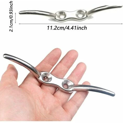 Dontodent Taquet Amarrage Taquet Crochet Aveugle Mât Crochet De Taquet Crochet De Taquet En Acier Inoxydable Pour Corde De Stores Rideau Yacht Dock Pont Base Marine Bateau Attache Accessoires 4 Pièces 4 Dontodent Taquet Amarrage Taquet Crochet Aveugle Mât Crochet De Taquet Crochet De Taquet En Acier Inoxydable Pour Corde De Stores Rideau Yacht Dock Pont Base Marine Bateau Attache Accessoires 4 Pièces – Image 2