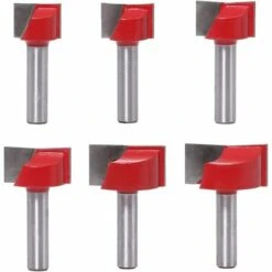 MONLY Nettoyage Des Embouts De Routeur Inférieurs Fraise à Bois Tige 8mm Fraise 8mm Tige Affleurante Garniture Charnière Mortaise Modèle 6pcs / Ensemble