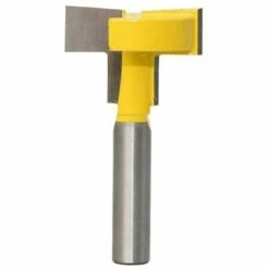 LLOVE Fraise à Rainurer En T Et Rainure En T - Tige De 8 Mm - Outil De Coupe Droite Professionnel Pour Le Travail Du Bois