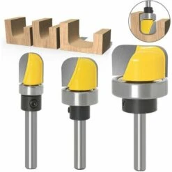ENLENK Roulement à Billes 1/4" Shank & Shell Milling Bit Set 3pcs -Toupie Soldes 67684327 3