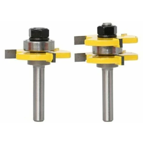 MONLY Rainure Et Languette Fraise Ensemble 3 Cannelures 8mm Tige T Forme Bois Fraise Fraise Outils De Travail Du Bois 3 MONLY Rainure Et Languette Fraise Ensemble 3 Cannelures 8mm Tige T Forme Bois Fraise Fraise Outils De Travail Du Bois