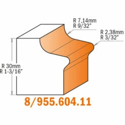 CMT ORANGE TOOLS 855.606.11 FRAISES POUR POIGNÉES Z2 S=12.7 D=16/36X16X60 DR 9 CMT ORANGE TOOLS 855.606.11 FRAISES POUR POIGNÉES Z2 S=12.7 D=16/36X16X60 DR -Toupie Soldes 8934280 3