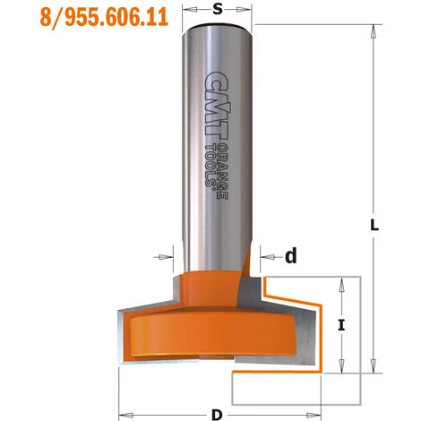 CMT ORANGE TOOLS 855.606.11 FRAISES POUR POIGNÉES Z2 S=12.7 D=16/36X16X60 DR 7 CMT ORANGE TOOLS 855.606.11 FRAISES POUR POIGNÉES Z2 S=12.7 D=16/36X16X60 DR – Image 5