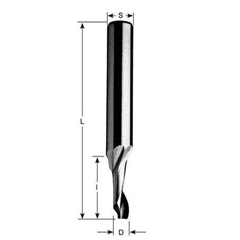 FORÉZIENNE Fraise HM Pour Alu Et PVC D. 6 X Lu. 30 X Lt. 70 X S. 6 Mm - MFLS - FC63001 3 FORÉZIENNE Fraise HM Pour Alu Et PVC D. 6 X Lu. 30 X Lt. 70 X S. 6 Mm - MFLS - FC63001