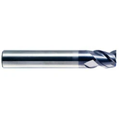 1 Fraise Carbure DIN6527S TIALN 3Z/45° D. 3,5 X Lt. 50 X Lu. 4 Mm X Q. Cylindrique - 31730000035 - Hepyc